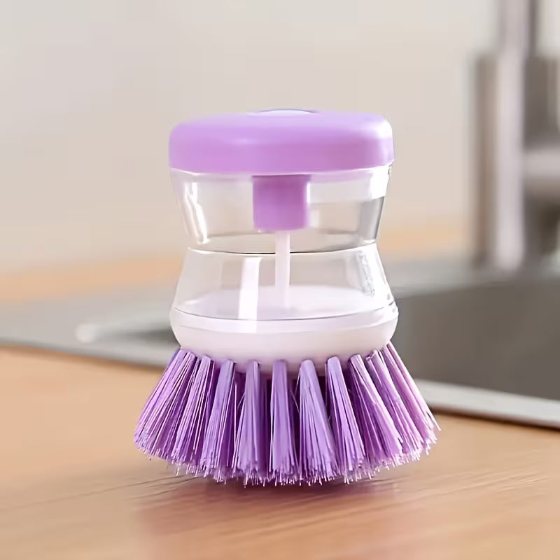 Cepillo de Limpieza Multiusos con Dosificador de Jabón 2en1