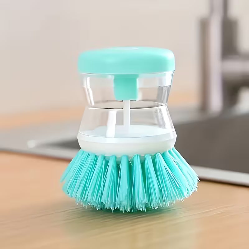 Cepillo de Limpieza Multiusos con Dosificador de Jabón 2en1