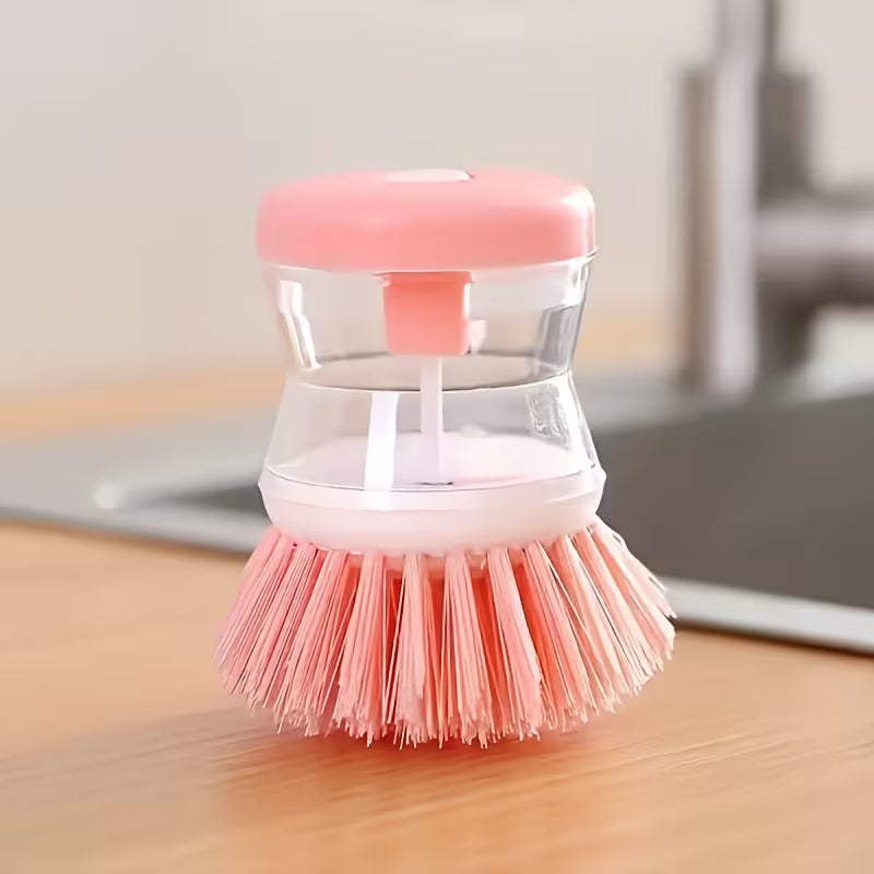 Cepillo de Limpieza Multiusos con Dosificador de Jabón 2en1